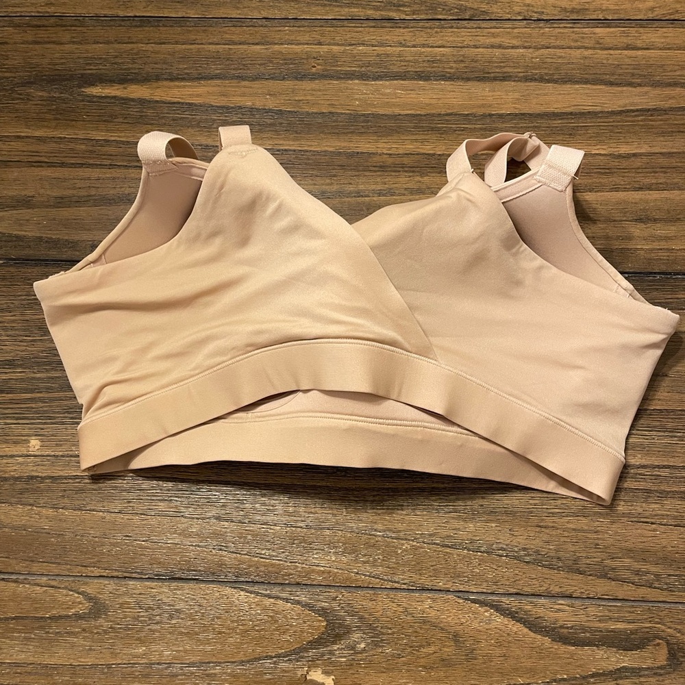 Lane Bryant Cacique Comfort Bliss No Wire Lounge Bra Size 40C Nude Beige NWOT - Picture 4 of 6